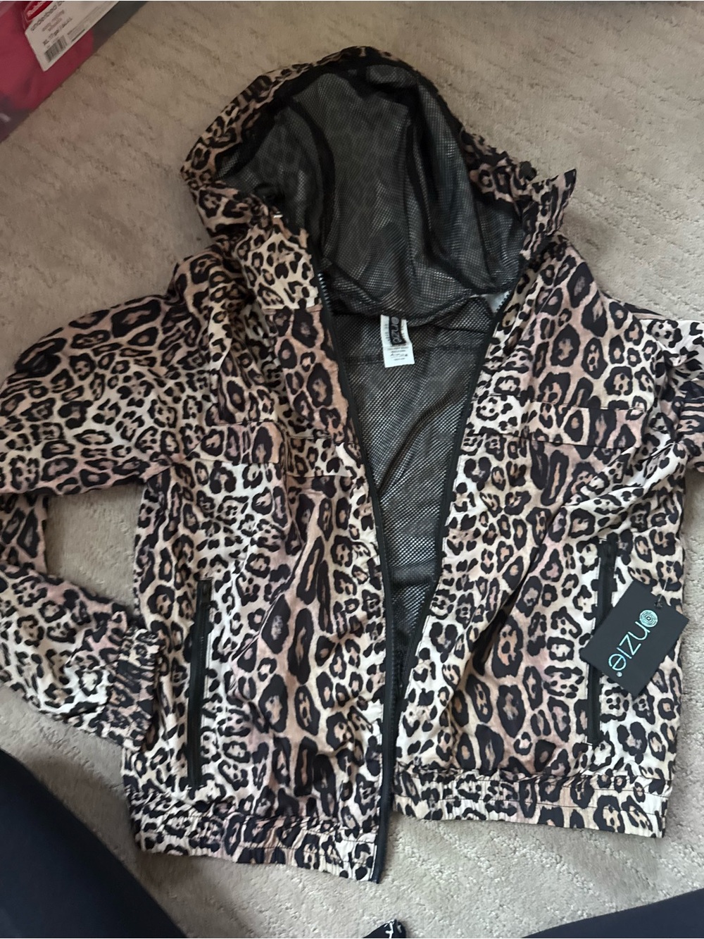 Onzie Black Mesh Sports Jacket